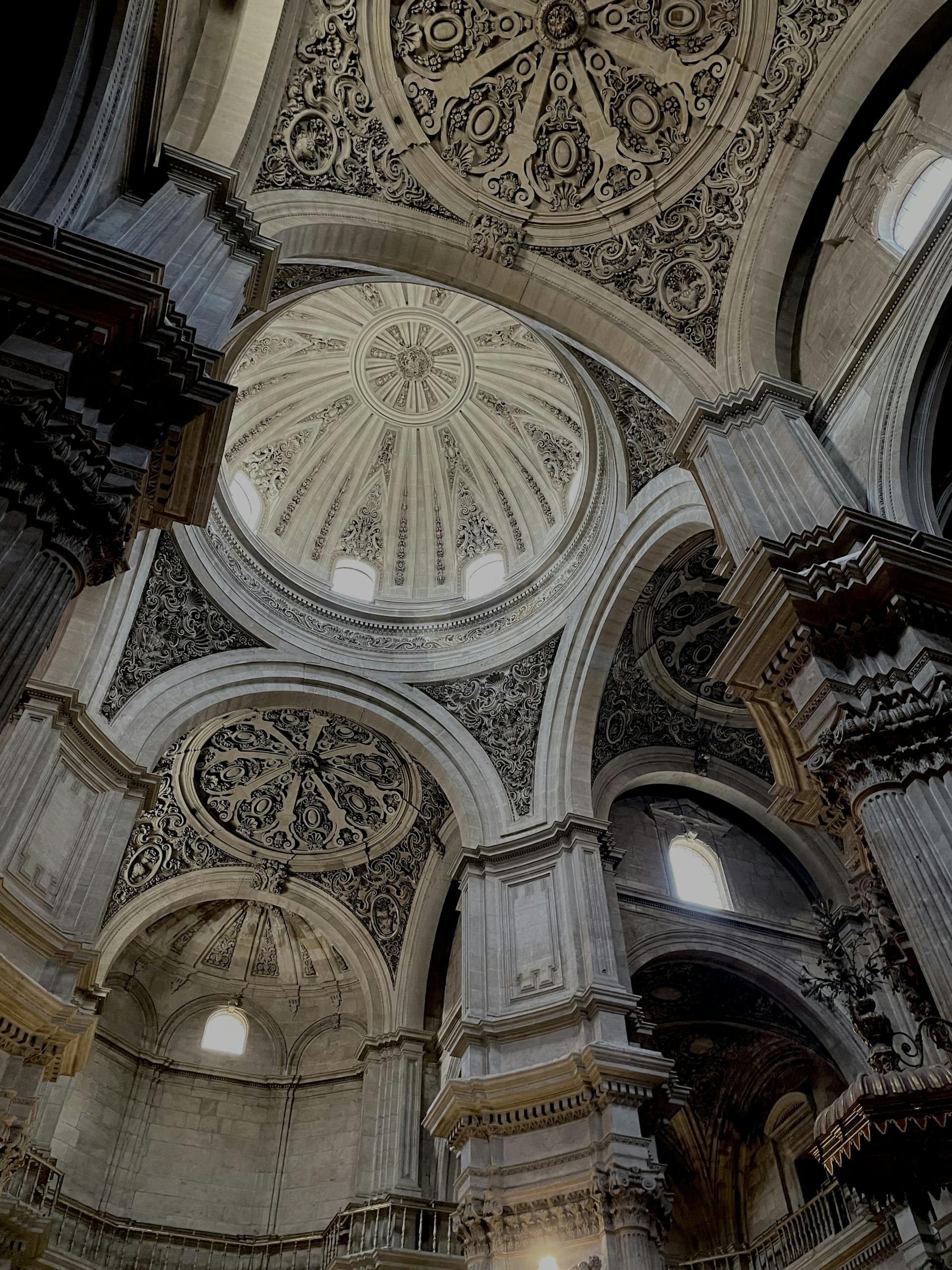 Ceiling of Iglesia del Sagrario in Granada